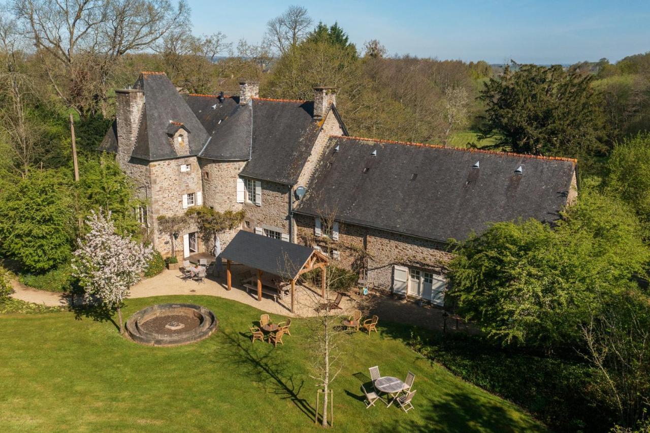 Bed and Breakfast Landgoed Guyoche à Vieux-Viel Extérieur photo